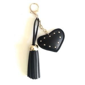 Fringe Heart Bag Clip - NWT
